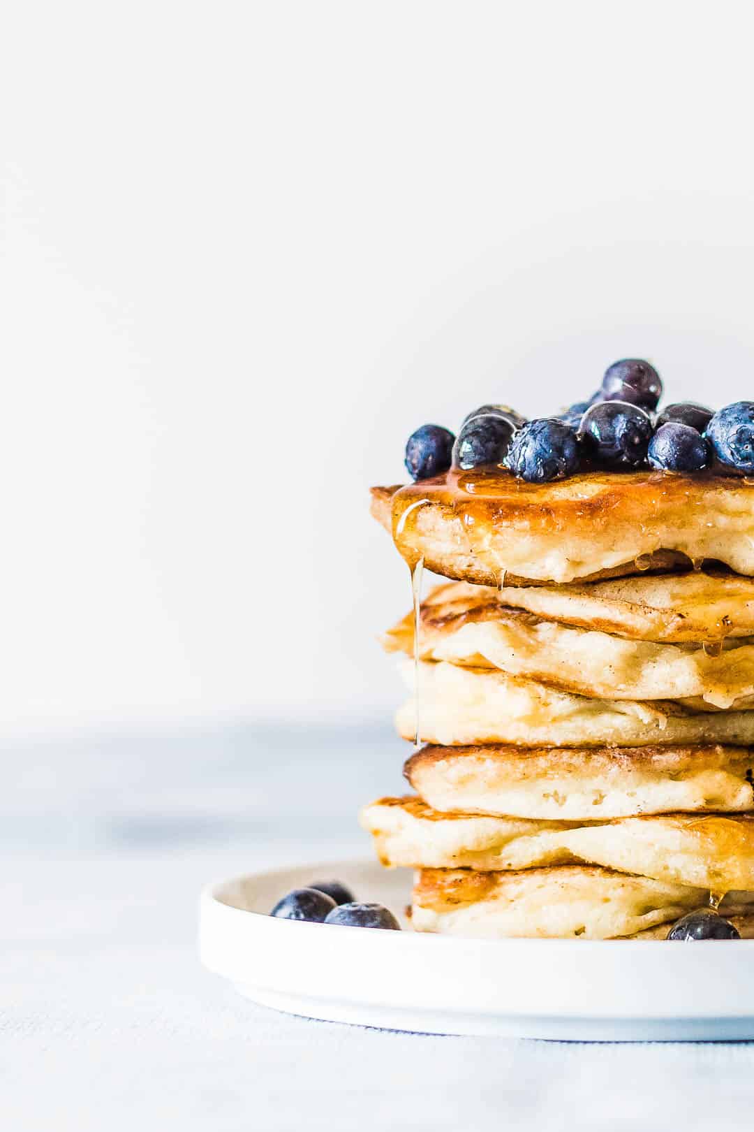 Amerikanske pandekager - tykke og luftige brunch pandekager