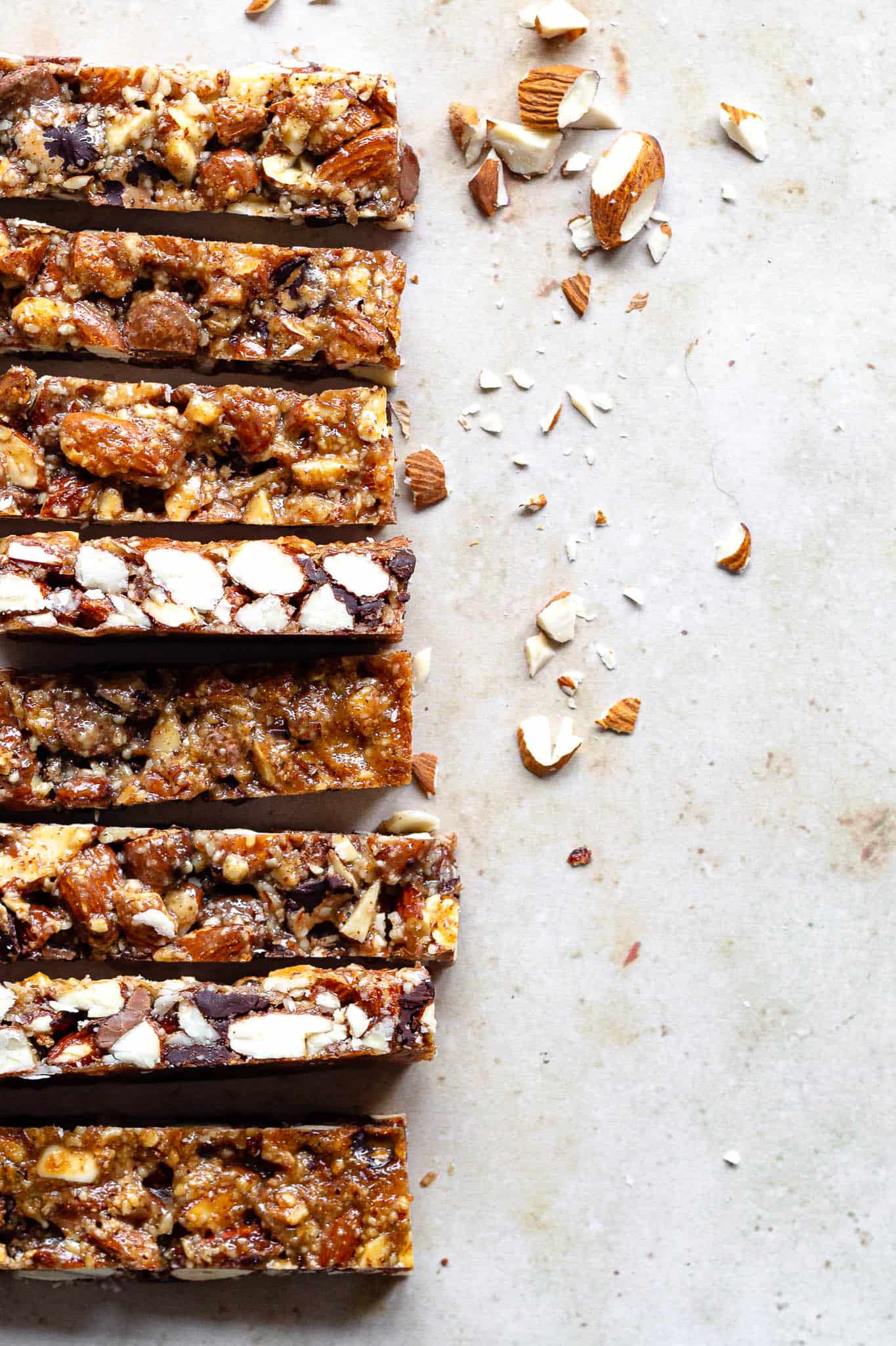 Nøddebar med chokolade - opskrift på glutenfri snackbar med chokolade