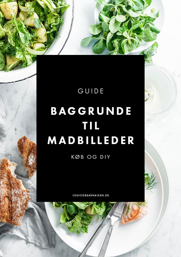 baggrunde til madbilleder - madfotografering