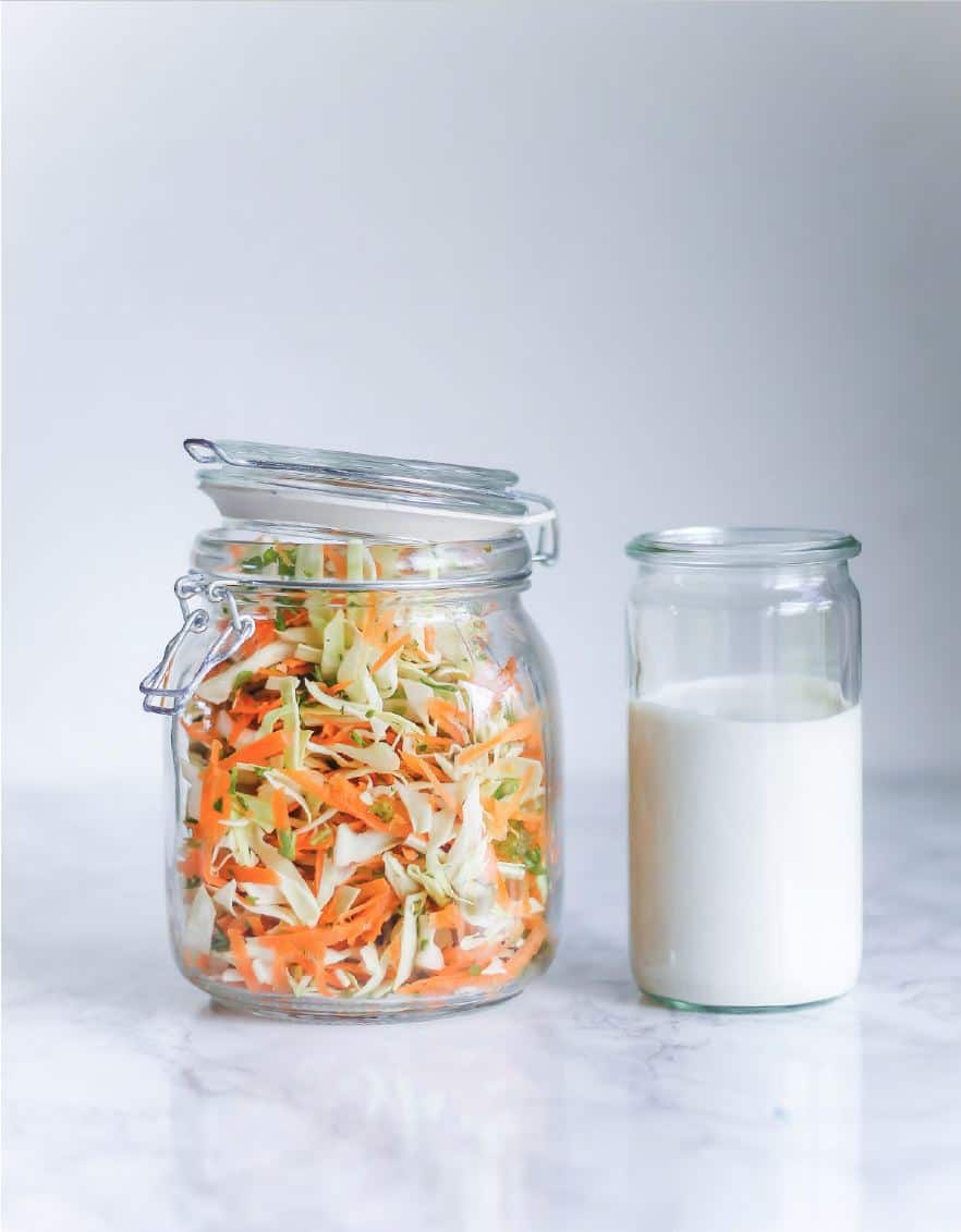 coleslaw - opskrift på nem coleslaw med gulerødder og spidskål