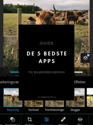 apps til billedredigering - anbefalinger